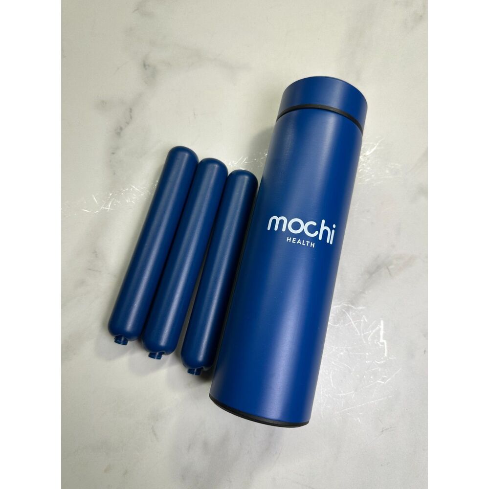 Mochi Health Insulated Drink/Medication Travel Thermos & 3 Reusable Freeze Tubes